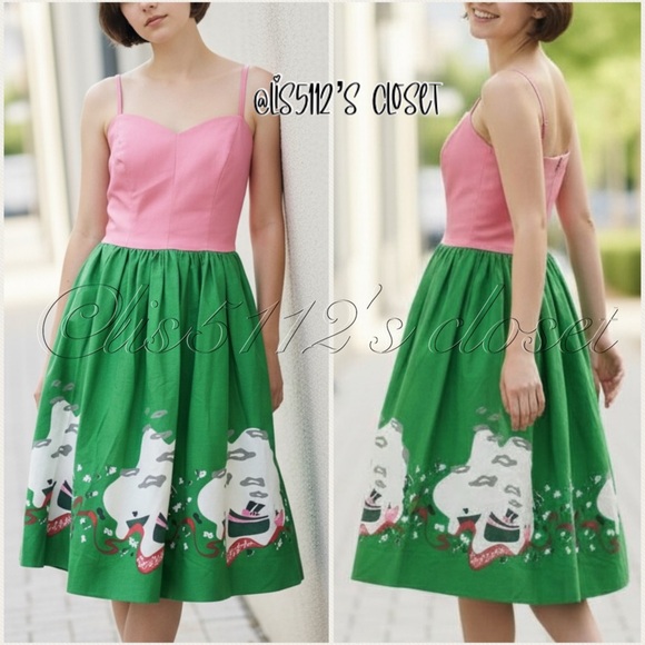 Pinup Couture x Disney Dress Shop Mary Blair Bon Voyage Audrey Tugboat Dress M - Picture 10 of 16